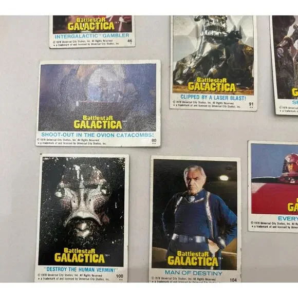 Topps Battlestar Galactica Sticker / Card Lot 25 - Picture 6 of 9